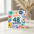 48th Birthday Card, Floral Happy 48th Birthday Card