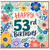 53rd Birthday Card, Floral Happy 53rd Birthday Card