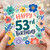 53rd Birthday Card, Floral Happy 53rd Birthday Card