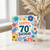 70th Birthday Card, Floral Happy 70th Birthday Card