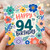 94th Birthday Card, Floral Happy 94th Birthday Card