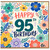 95th Birthday Card, Floral Happy 95th Birthday Card