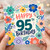 95th Birthday Card, Floral Happy 95th Birthday Card