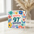 97th Birthday Card, Floral Happy 97th Birthday Card