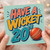 20th Birthday Card, Have A Wicket 20th Birthday Card