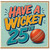 25th Birthday Card, Have a Wicket Cricket Card