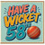 58th Birthday Card, Have a Wicket 58 Cricket Card