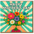 Mother's Day Card for Mum - Happy Mother's Day With Love - Colourful Hand-Held Flower Bouquet Illustration with Sunburst Background