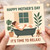Happy Mother's Day Card - It's Time to Relax Bubble Bath Design for Mum with Wine, Candlelight, Plants and Starlit Window