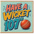 107th Birthday Card, Have a Wicket Cricket Themed Birthday Card