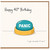 40th Birthday Card, Funny Panic Button Design