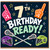 7th Birthday Card, Lacrosse Sports Birthday Card