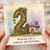 2nd Birthday Card, Magical Fairy House and Number 2 Design