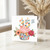 35th Birthday Card, Colourful Cupcake and Candle Design