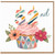 52nd Birthday Card, Birthday Cupcake Design