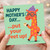 Funny Mother's Day Card for Mum - Cute Giraffe with Glasses and Cuppa - Happy Mother’s Day... Put Your Feet Up!