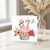 87th Birthday Card, Colourful Cupcake and Floral Design