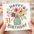 31st Birthday Card, Floral Bouquet Birthday Card