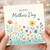 Mother's Day Card for Mum - Happy Mother's Day Floral Watercolour with Wildflowers, Bee and Ladybird - Elegant Spring Garden Design