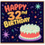 32nd Birthday Card, Happy 32nd Birthday Card with Cake Design