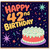 42nd Birthday Card, Colourful Confetti Cake Design