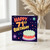 71st Birthday Card, Happy 71st Birthday Cake and Confetti Card