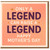 Only a Legend Can Raise a Legend - Mother's Day Card for Mum, Bold Typography on Peach, Funny Appreciation