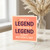Only a Legend Can Raise a Legend - Mother's Day Card for Mum, Bold Typography on Peach, Funny Appreciation