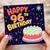 96th Birthday Card, Happy 96th Birthday Cake Design Card