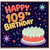 109th Birthday Card, Happy 109th Birthday Cake Design