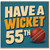 55th Birthday Card, Have a Wicket 55th Cricket Card