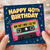 40th Birthday Card, Happy 40th Birthday Retro Cassette Tape Card