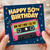 50th Birthday Card, Retro Cassette Tape Design