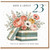 23rd Birthday Card, Floral Gift Box Happy Birthday Card
