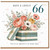 66th Birthday Card, Floral Gift Box Design, Happy Birthday Card
