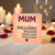 Mum I Love You Millions and Billions and Squillions and Gazillions Mother's Day Card for Mum - Cute Heartfelt Typographic Design