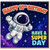 10th Birthday Card, Have a Super Day Astronaut Space Theme