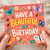 4th Birthday Card, Have a Beautiful Birthday Butterfly and Flowers Greeting Card