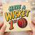 1st Birthday Card, Have A Wicket 1st Funny Sports Birthday Card