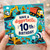 10th Birthday Card, Diggertastic Construction Birthday Card