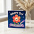 2nd Birthday Card, Cute Smiling Flower Design