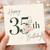 35th Birthday Card, Happy 35th Birthday Floral Greeting Card