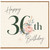 36th Birthday Card, Happy 30th Birthday Floral Greeting Card
