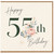 55th Birthday Card, Happy 55th Birthday Floral Greeting Card