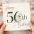 56th Birthday Card, Happy 56th Birthday Floral Card
