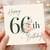 66th Birthday Card, Happy 60th Birthday Floral Card