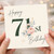71st Birthday Card, Happy 71st Birthday Floral Card
