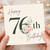 76th Birthday Card, Happy Birthday Floral Card
