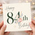 84th Birthday Card, Happy 84th Birthday Floral Card