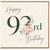 93rd Birthday Card, Happy 90rd Birthday Floral Card